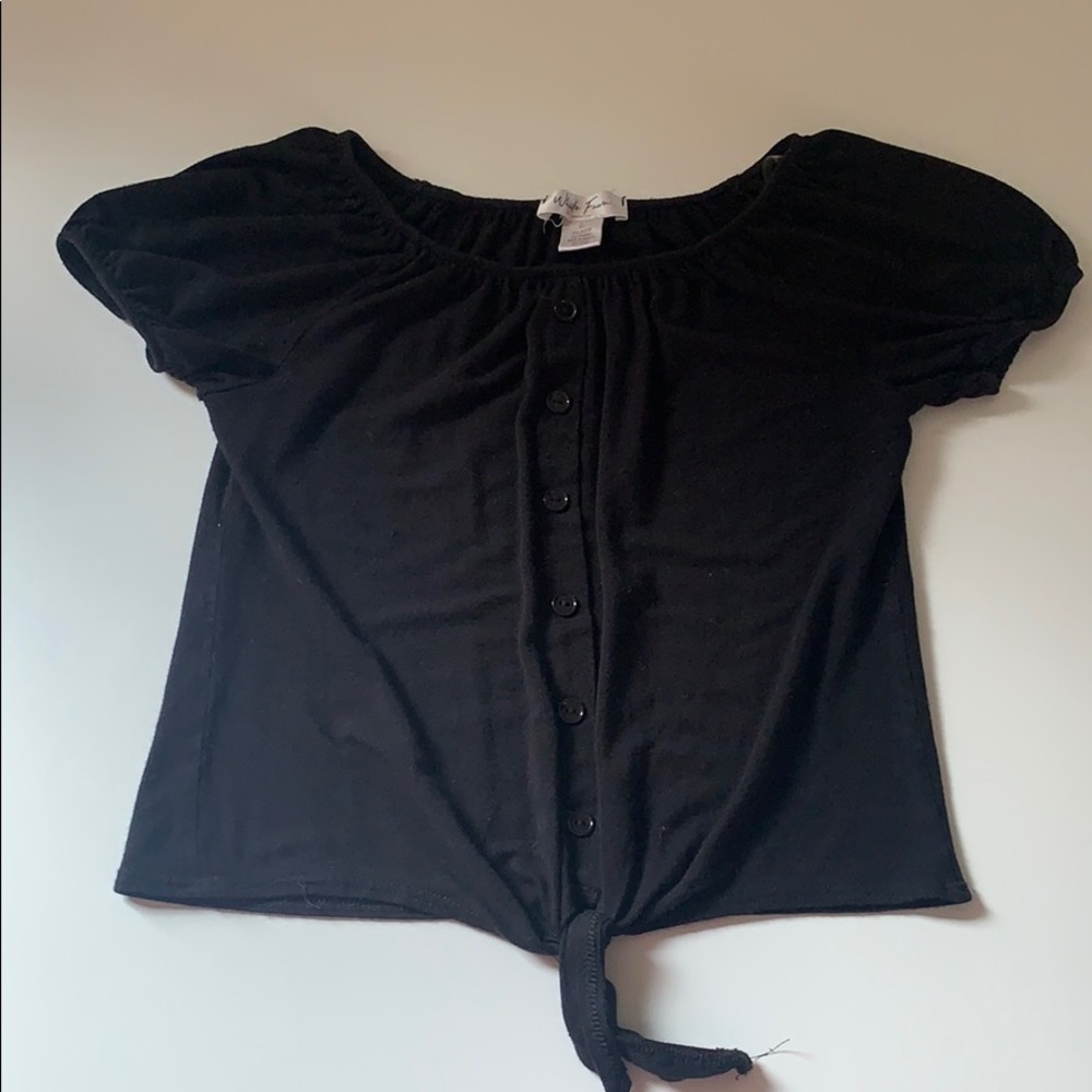 tie bottom blouse